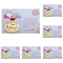 Santa Letter Medals and Christmas Cards with Envelopes