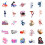 Dance Stickers Ballet Cheerleading Studio 50-Pack 4