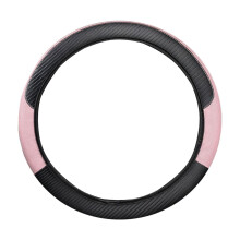Car Steering Wheel Cover Pink Anti-Slip Breathable Heavy