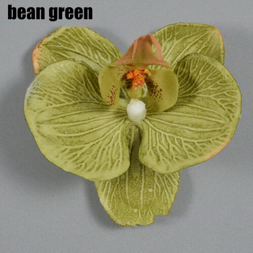 Orchid Hair Clip Brown Artificial Flower Wedding Accessory 2