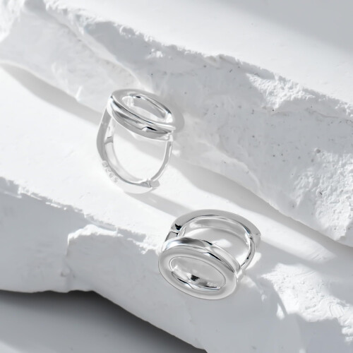Sterling Silver Hoop Earrings 925 Small 2