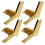 Furniture Legs Iron Cabinet Feet 4 Pcs 1