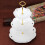 Sunflower Fruit Cake Stand Gold Silver 3 Layers 6