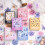 Holographic Floral Shell Stickers PET 60-Pack 2