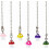 Stainless Steel Fan Pull Chains Mushroom Design 6 Pcs 1