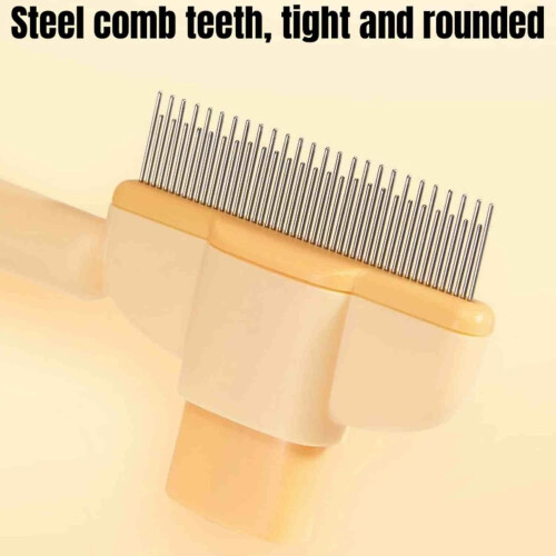 Zen Brush Cat Comb Self-Cleaning 1pc 2