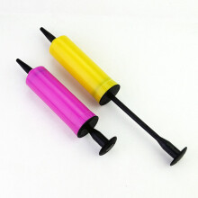 Colorful Portable Balloon Hand Pump Double Action 1 Pack
