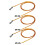 ROSENICE Eyeglass Strap Chains Plastic Bead String 3 Pack 3