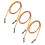 ROSENICE Eyeglass Strap Chains Plastic Bead String 3 Pack 6