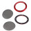 HYROOY Car Subwoofer Grille Black 2 pcs 7