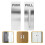 Door Push Pull Handle Stainless Steel Plated Silver 1