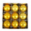 Plastic Pearl Christmas Ornaments Set 6 pcs + Gold 1