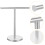 Standing Towel Holder with Non-Slip Base Silver 1 Pack 6