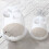 Flower Liner Base for Bouquet 4 pcs white 16x15.5 cm 6