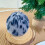 Faux Fur Plush Grey Leopard Christmas Ornaments 12 pcs 3