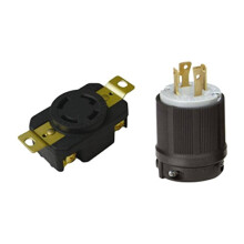 NEMA L15-30 Plug and Receptacle Set 30A 250V 4-Wire 3-Pole