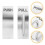Door Push Pull Handle Stainless Steel Plated Silver 6