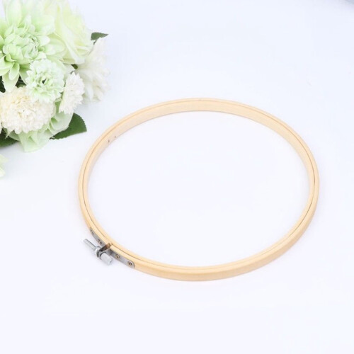 WHAMVOX Round Flower Lace Sewing Frame Set 6 pcs Khaki