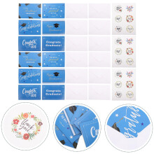 Graduation Cards Assorted Colors 24 Sets