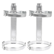 Wall Mount Bracket for Silver Iron Fire Extinguisher 2 pcs