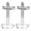 Wall Mount Bracket for Silver Iron Fire Extinguisher 2 pcs 1