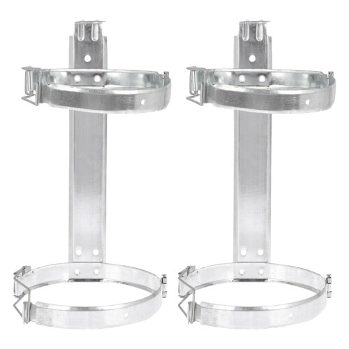 Wall Mount Bracket for Silver Iron Fire Extinguisher 2 pcs