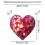 Valentine's Day Acrylic Pendant Decoration 1pc 3
