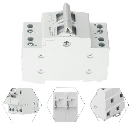 Transfer Switch Circuit Breaker 2P 40A 63A Manual 1