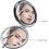 Makeup Mirror Inspirational Quote Travel Compact Two-Sided 3