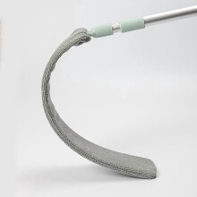 Retractable Flat Duster with Bendable Removable Microfiber