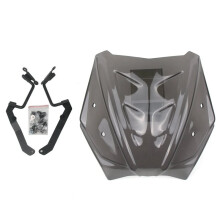 Motorcycle Windscreen Windshield Wind Deflector for GSX-S1000 GSXS1000 GSX-S 1000 2021-2023 Smoky Gray