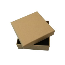 16 pieces of cardboard jewelry box, 9 * 9 * 3cm