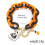 Halloween Bracelet Ghost Pumpkin Charm Stretch Beaded for 3