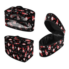 Santa Claus Snowflake Travel Iron Case with Zipper