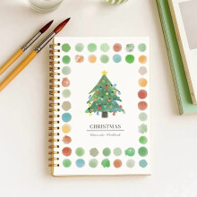 Watercolor Workbook for Beginners 6.5x9in 12 Sketches