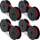 Typewriter Ribbon Twin Spool Replacement Pack 4 Pairs Red 1