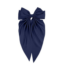 Oversized Bow Hair Clip Polyester Spring Clip 1 Piece
