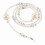 White Pearl Beaded Sunglass Chain Holder 1 Pack 1