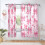 Blackout Curtains Thermal Insulated 2 Panels Pink 6