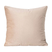 Beige Velvet Throw Pillow 45x45cm with Insert