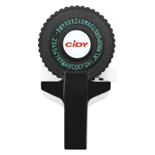 Manual Embossing Label Maker with Soft-Grip Handle 1pc