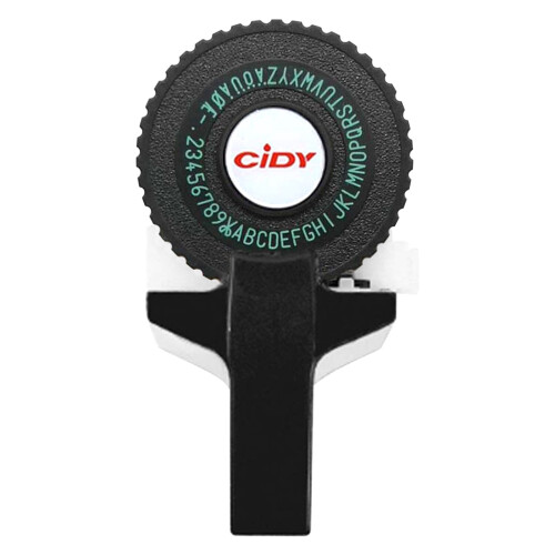 Manual Embossing Label Maker with Soft-Grip Handle 1pc