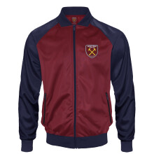 West Ham United FC Official Gift Mens Retro Track Top Jacket Claret Small
