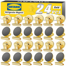 Fridge Magnets Heavy Duty Magnetic Clips 12 Pack Black