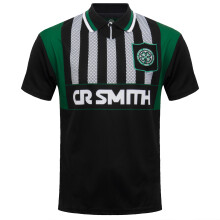 Celtic FC Official Football Gift Mens 1994/96 Away Retro Shirt Black Large