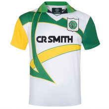 Celtic FC Official Football Gift Mens 1993/95 Away Retro Shirt White XXL