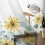 Sheer Curtains Yellow Cosmos Bee Design 52x63 Inch Light 5