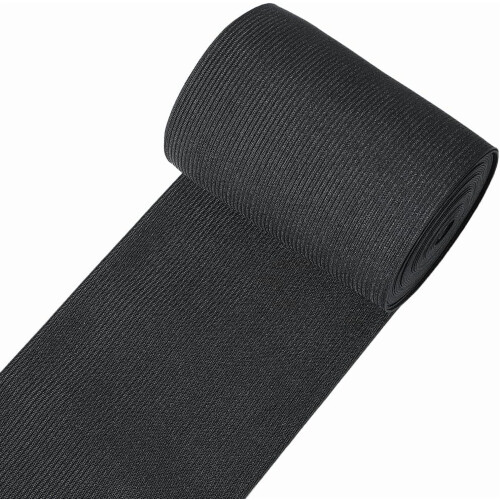 Black Elastic Band Spool 4 inch 5 meters