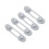 Children Security Locks Transparent Cabinet Door Latch Set 1