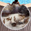 Microfiber Bath Towel Round No Static No Lint 150cm 1
